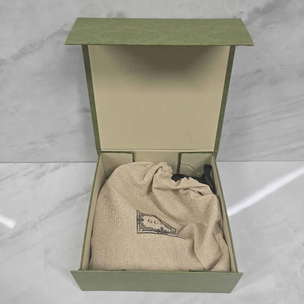 Gucci GG Supreme Brown Canvas Leather Belt - Reversible - Picture 8 of 9